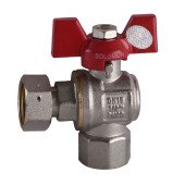 Кран кульовий кутовий з накидною гайкою SOLOMON 1/2″ ВВ PN40 160401 Кран кульовий кутовий з накидною гайкою SOLOMON 1/2″ ВВ PN40 160401