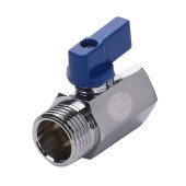 Кран кульовий міні SOLOMON 1/2″ ЗВ NV-3025 (2шт. в упак.) Кран кульовий міні SOLOMON 1/2″ ЗВ NV-3025 (2шт. в упак.)