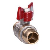 Кран кульовий прямий Q PROFESSIONAL    1/2″ ЗЗ КБ PN40 QP153