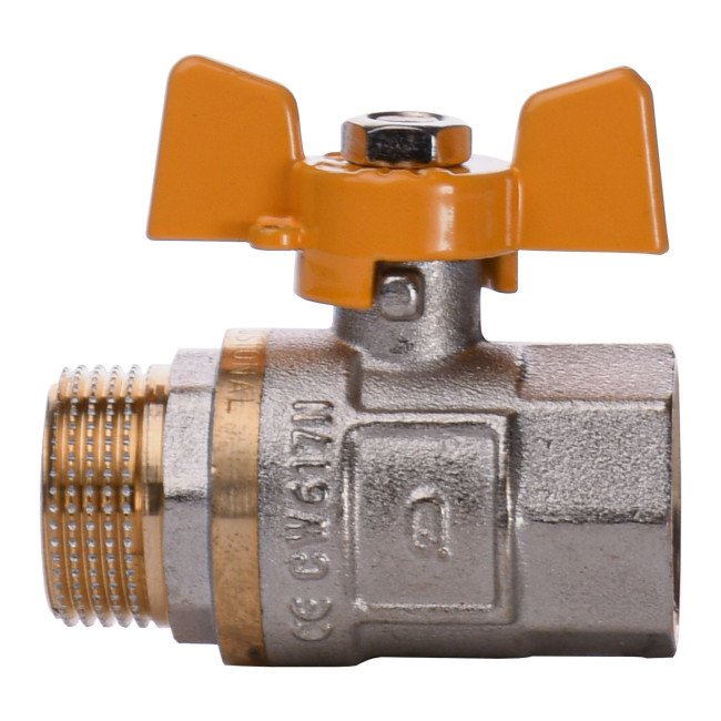 Кран кульовий прямий Q PROFESSIONAL 3/4″ ЗВ ЖБ PN40 QP152 2