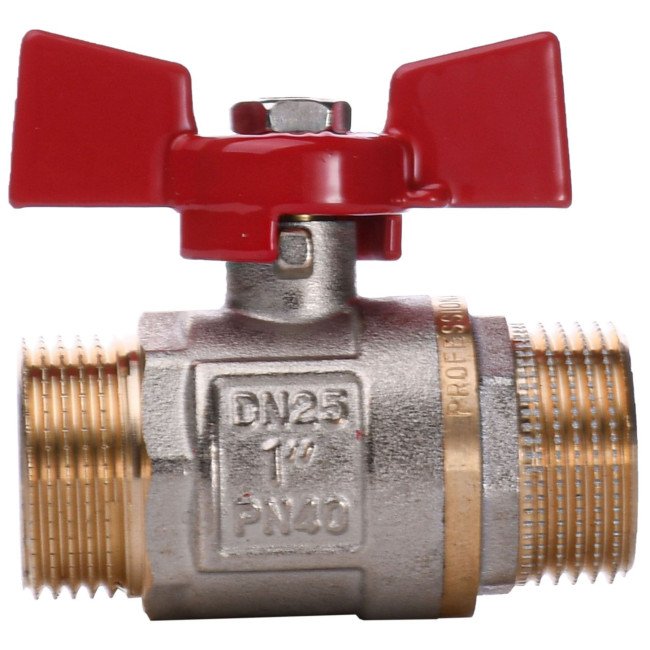 Кран кульовий прямий Q PROFESSIONAL 1″ ЗЗ КБ PN40 Q153 2