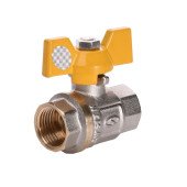 Кран кульовий прямий SOLOMON 1/2″ ВВ ЖБ PN40 B1007 Кран кульовий прямий SOLOMON 1/2″ ВВ ЖБ PN40 B1007