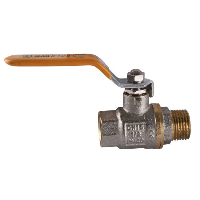 Кран кульовий прямий SOLOMON 1/2″ ЗВ ЖР PN40 B1002 2