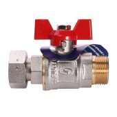 Кран кульовий прямий з накидною гайкою SOLOMON 3/4″ ЗВ PN40 160406 Кран кульовий прямий з накидною гайкою SOLOMON 3/4″ ЗВ PN40 160406