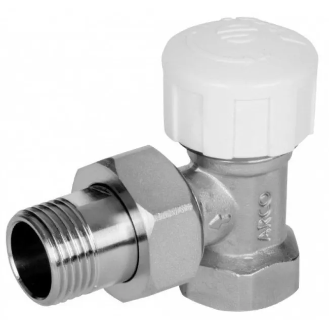 Кран радіаторний кутовий ARCO 1/2″ під термоголовку TB501275 М30 Кран радіаторний кутовий ARCO 1/2″ під термоголовку TB501275 М30