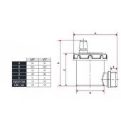 Повітровивідник автоматичний плаваючий кутовий ITAP 1/2″ CHROM 364 Повітровивідник автоматичний плаваючий кутовий ITAP 1/2″ CHROM 364