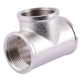 Трійник SOLOMON 3/4″ ВВВ нікель 8202 Трійник SOLOMON 3/4″ ВВВ нікель 8202