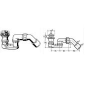 Сифон для душ кабiни VIEGA пласт. з/г 312138 Сифон для душ кабiни VIEGA пласт. з/г 312138