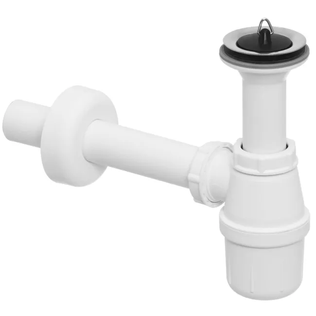 Сифон для раковини VIEGA 1 1/2″ x 1 1/2″ пластик білий бутил. з/г 137182 2 Сифон для раковини VIEGA 1 1/2″ x 1 1/2″ пластик білий бутил. з/г 137182 2
