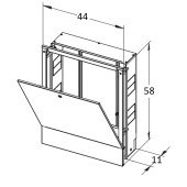 Колекторна шафа внутрішня ЕСО+ ШКВ-01 440x580x110 (3)