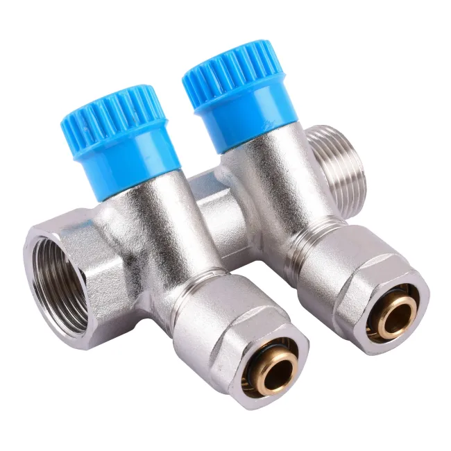 Колектор CRISTAL 3/4Gх1/2 *16 - 2-ий (під 35 *) з перекриттям (NM-1016) Колектор CRISTAL 3/4Gх1/2 *16 - 2-ий (під 35 *) з перекриттям (NM-1016)