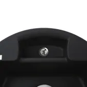 Гранітна мийка Globus Lux  GURON чорний металiк 480мм-А0001