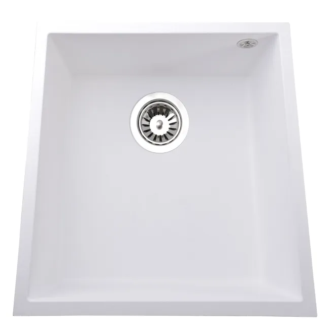 Гранітна мийка Globus Lux AMMER пiдстiльна, бiлий 440 х 440 мм - -А0007 Гранітна мийка Globus Lux AMMER пiдстiльна, бiлий 440 х 440 мм - -А0007