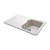 Гранітна мийка Globus Lux BOREN мигдаль 860x500мм-А0008