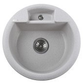 Гранітна мийка Globus Lux GURON перлина 480мм Гранітна мийка Globus Lux GURON перлина 480мм