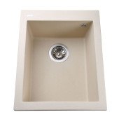 Гранітна мийка Globus Lux LAMA слонова кiстка 410х500мм Гранітна мийка Globus Lux LAMA слонова кiстка 410х500мм