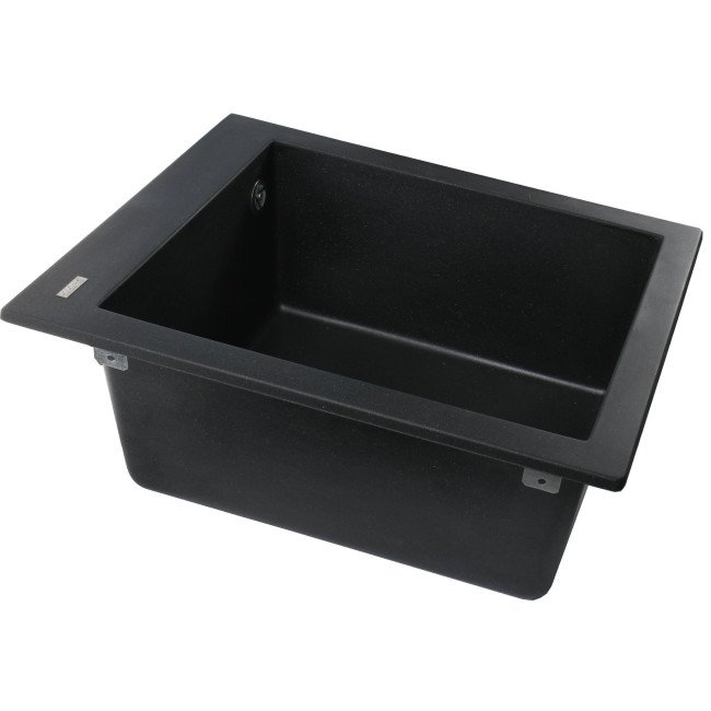 Гранітна мийка Globus Lux LAMA чорний металік 410х500мм-А0001 Гранітна мийка Globus Lux LAMA чорний металік 410х500мм-А0001