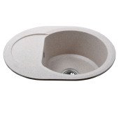 Гранітна мийка Globus Lux MORAINE мигдаль 600х470мм-А0008 Гранітна мийка Globus Lux MORAINE мигдаль 600х470мм-А0008