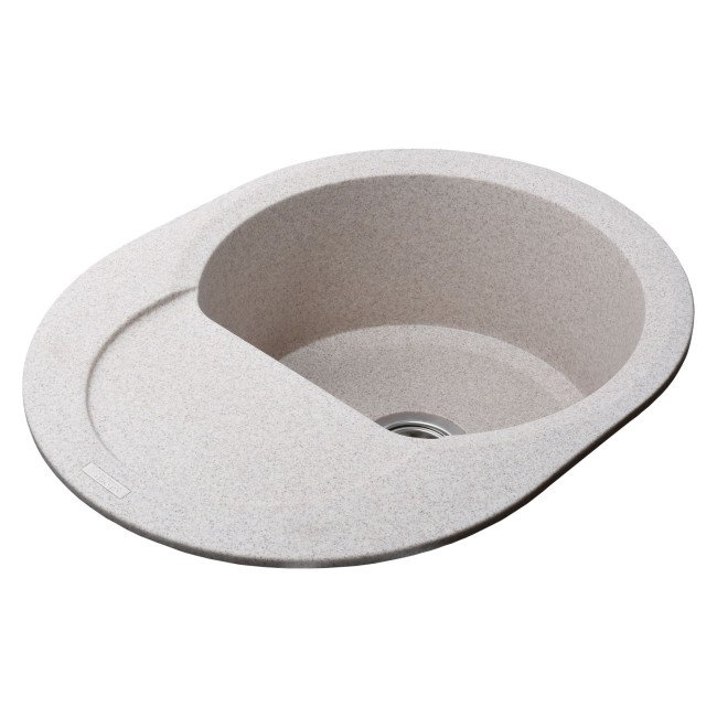 Гранітна мийка Globus Lux MORAINE мигдаль 600х470мм-А0008 Гранітна мийка Globus Lux MORAINE мигдаль 600х470мм-А0008