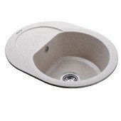 Гранітна мийка Globus Lux MORAINE мигдаль 600х470мм-А0008 Гранітна мийка Globus Lux MORAINE мигдаль 600х470мм-А0008