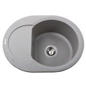 Гранітна мийка Globus Lux MORAINE сiрий камiнь 600x470мм-А0005 Гранітна мийка Globus Lux MORAINE сiрий камiнь 600x470мм-А0005