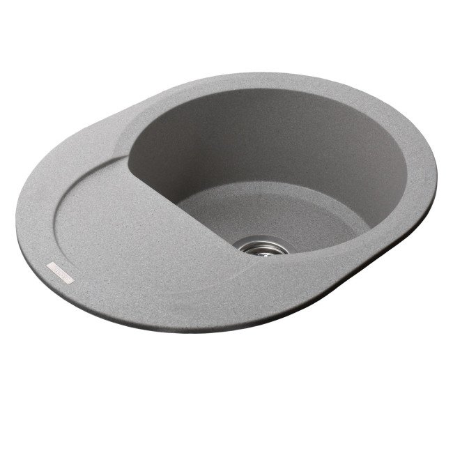 Гранітна мийка Globus Lux MORAINE сiрий камiнь 600x470мм-А0005 Гранітна мийка Globus Lux MORAINE сiрий камiнь 600x470мм-А0005