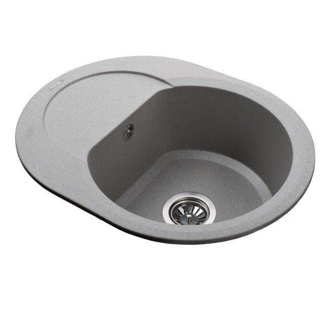 Гранітна мийка Globus Lux MORAINE сiрий камiнь 600x470мм-А0005 Гранітна мийка Globus Lux MORAINE сiрий камiнь 600x470мм-А0005