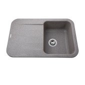 Гранітна мийка Globus Lux OBER мокко 780х500мм Гранітна мийка Globus Lux OBER мокко 780х500мм