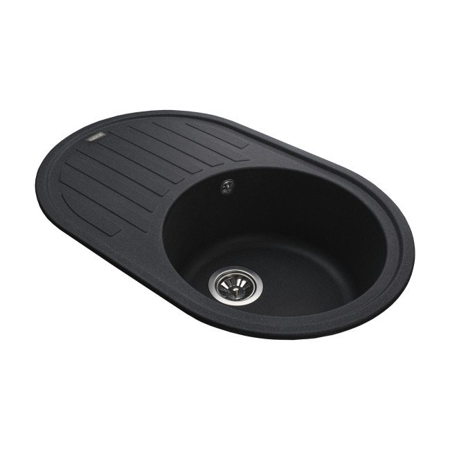 Гранітна мийка Globus Lux OHARA графіт 770х500мм-А0001 Гранітна мийка Globus Lux OHARA графіт 770х500мм-А0001