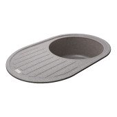 Гранітна мийка Globus Lux OHARA мокко 770х500мм Гранітна мийка Globus Lux OHARA мокко 770х500мм