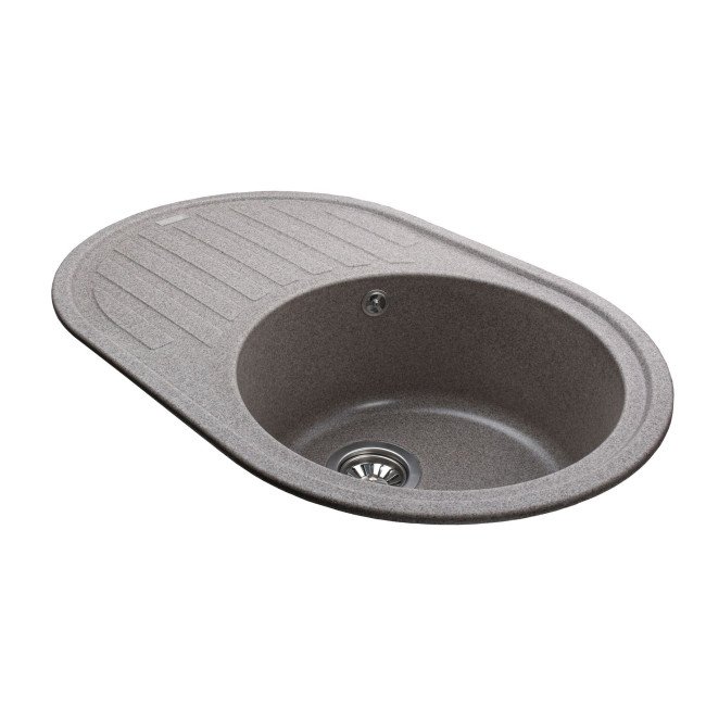 Гранітна мийка Globus Lux OHARA мокко 770х500мм Гранітна мийка Globus Lux OHARA мокко 770х500мм