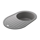 Гранітна мийка Globus Lux OHARA сірий камiнь 770х500мм-А0005 Гранітна мийка Globus Lux OHARA сірий камiнь 770х500мм-А0005