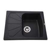 Гранітна мийка Globus Lux TANA графіт 650х500мм-А0001 Гранітна мийка Globus Lux TANA графіт 650х500мм-А0001
