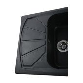 Гранітна мийка Globus Lux TANA чорний 610х500мм-А0002 Гранітна мийка Globus Lux TANA чорний 610х500мм-А0002