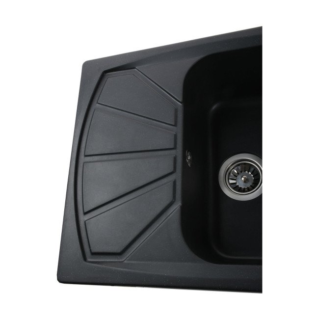 Гранітна мийка Globus Lux TANA чорний 610х500мм-А0002 Гранітна мийка Globus Lux TANA чорний 610х500мм-А0002