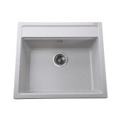 Гранітна мийка Globus Lux VOLTA перлина 570х510мм Гранітна мийка Globus Lux VOLTA перлина 570х510мм