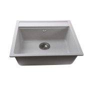 Гранітна мийка Globus Lux VOLTA перлина 570х510мм Гранітна мийка Globus Lux VOLTA перлина 570х510мм