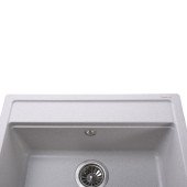 Гранітна мийка Globus Lux VOLTA перлина 570х510мм Гранітна мийка Globus Lux VOLTA перлина 570х510мм