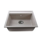 Гранітна мийка Globus Lux VOLTA мигдаль 570х510мм-А0008 Гранітна мийка Globus Lux VOLTA мигдаль 570х510мм-А0008