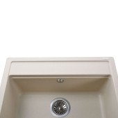 Гранітна мийка Globus Lux VOLTA слонова кiстка 570х510мм Гранітна мийка Globus Lux VOLTA слонова кiстка 570х510мм