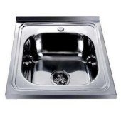 Мийка кухонна накладна прямокутна 500х500х180 Decor MR 5050 D Mira Мийка кухонна накладна прямокутна 500х500х180 Decor MR 5050 D Mira