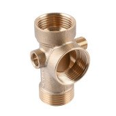 Гребінка 5-ти ходова 80мм (п'ятірник) OPTIMA з виходами 1/4″вр 1/4″зр на одній осі (DS 005 C) Гребінка 5-ти ходова 80мм (п'ятірник) OPTIMA з виходами 1/4″вр 1/4″зр на одній осі (DS 005 C)