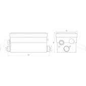 Каналізаційна установка VOLKS pumpe WC 250