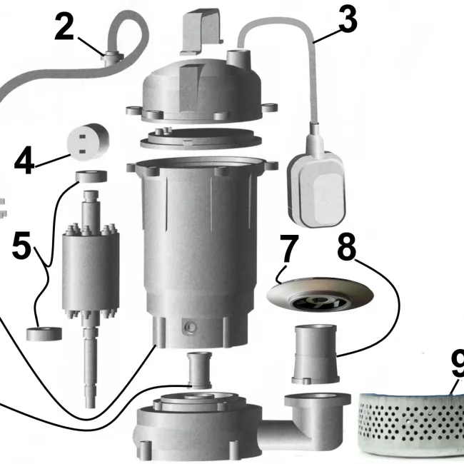 Насос дренажний VOLKS pumpe QDX6-12 1,1кВт