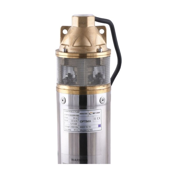 Насос свердловинний вихровий OPTIMA 4SKm100 0,75кВт + кабель 15м+пульт 2