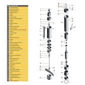 Насос свердловинний з підв, стійк, до піску 2,5″ OPTIMA 2,5SDm1,5/33 0,55 кВт 87м + пульт+кабель 15м