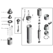Насос свердловинний шнековий VOLKS pumpe 3,5 QGD 1-60-0,5кВт 3,5  дюйми + кабель 15м