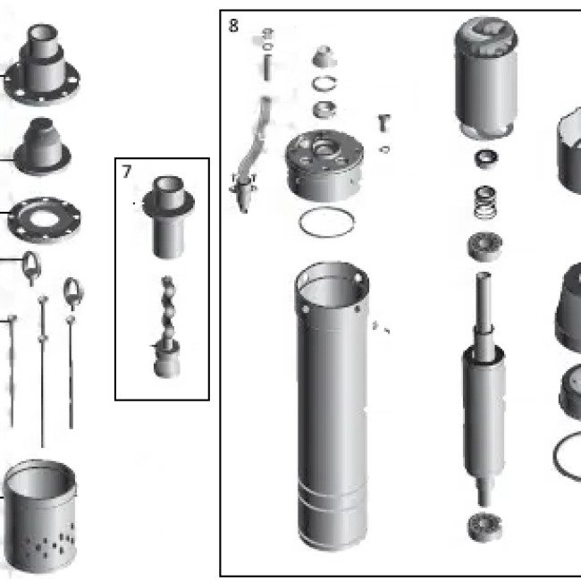 Насос свердловинний шнековий VOLKS pumpe 4QGD 2,5-60-0,75кВт 4 дюйми +кабель 15м Насос свердловинний шнековий VOLKS pumpe 4QGD 2,5-60-0,75кВт 4 дюйми +кабель 15м
