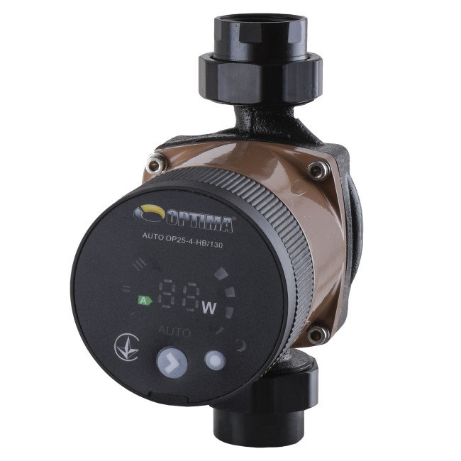 Насос циркуляційний енергоощадний Optima OP25-40AUTO 130мм + гайки Насос циркуляційний енергоощадний Optima OP25-40AUTO 130мм + гайки