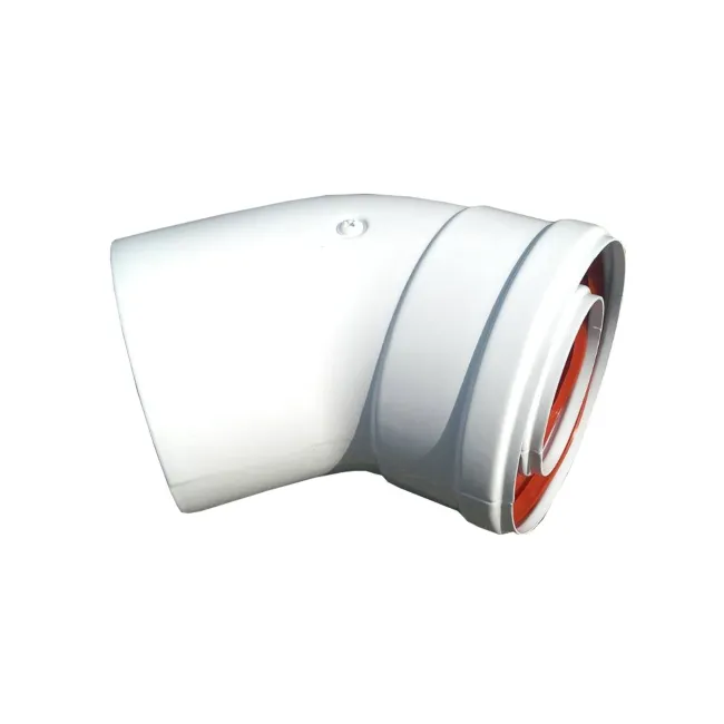 Коліно 45 градусів, d=60/100 mm TR.6045F ( CE.00.30 H ) Коліно 45 градусів, d=60/100 mm TR.6045F ( CE.00.30 H )